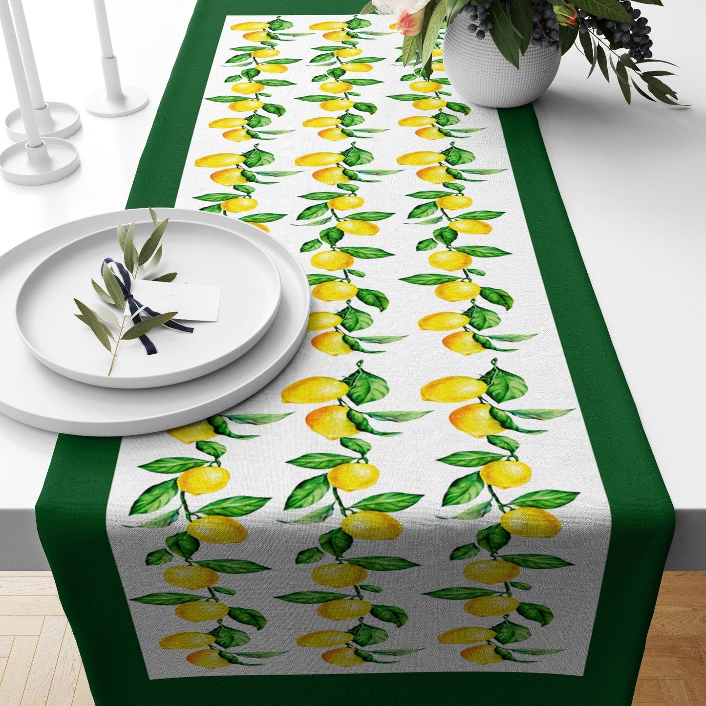 Lemon & Citrus Dining Table Runner