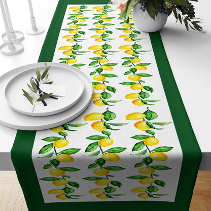 Lemon & Citrus Dining Table Runner