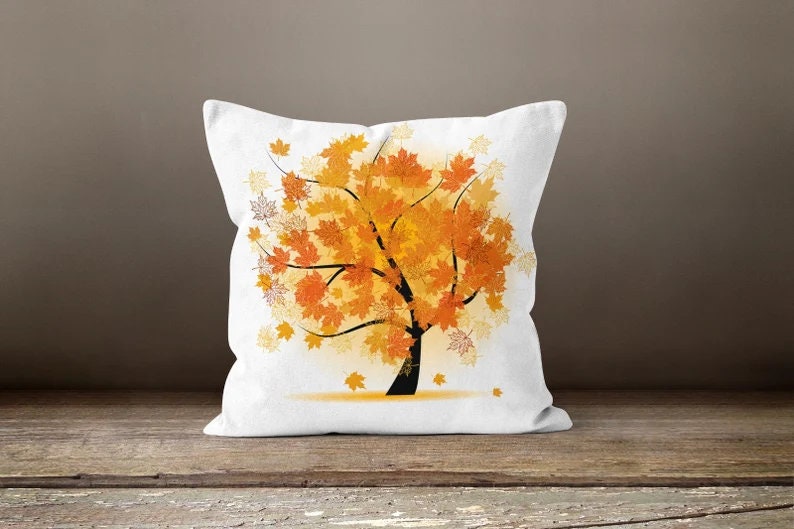 Autumn Fall Leaves Cushion Cover