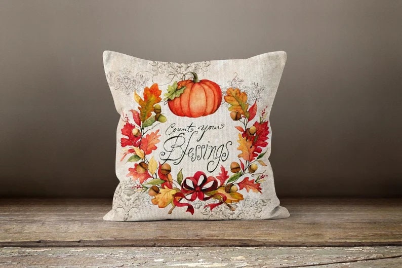 Fall Trend Dry Leaves Autum Cushion Cover