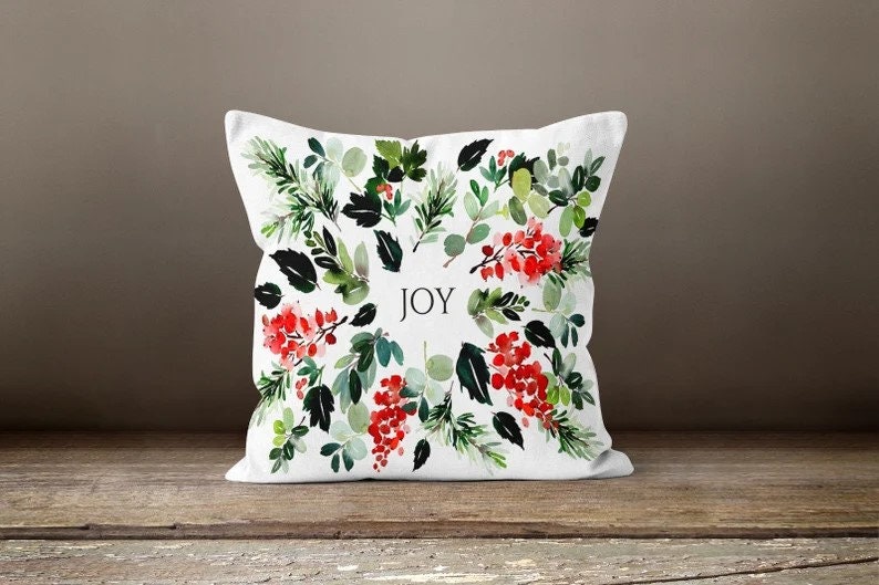 Christmas Themed Snowflake Cushion Cover