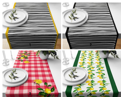 Lemon & Citrus Dining Table Runner