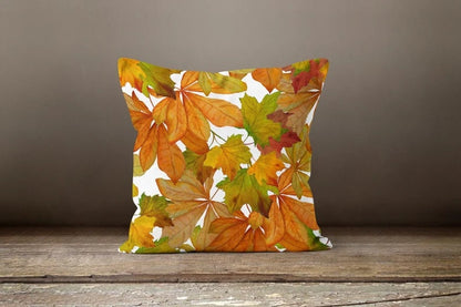 Autumn Fall Leaves Cushion Cover