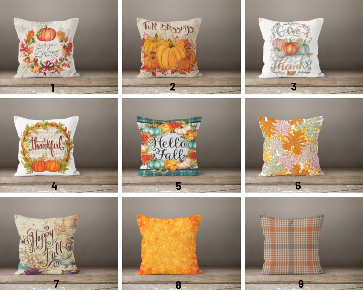 Fall Trend Dry Leaves Autum Cushion Cover
