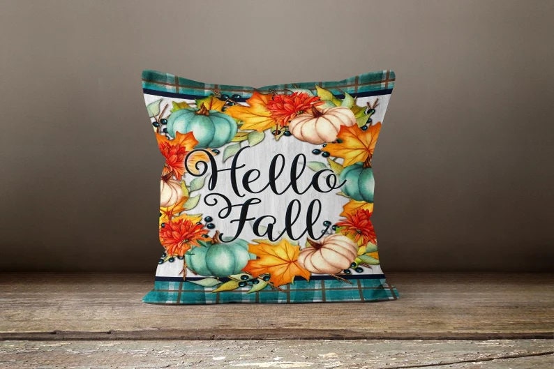 Fall Trend Dry Leaves Autum Cushion Cover