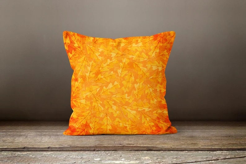 Fall Trend Dry Leaves Autum Cushion Cover