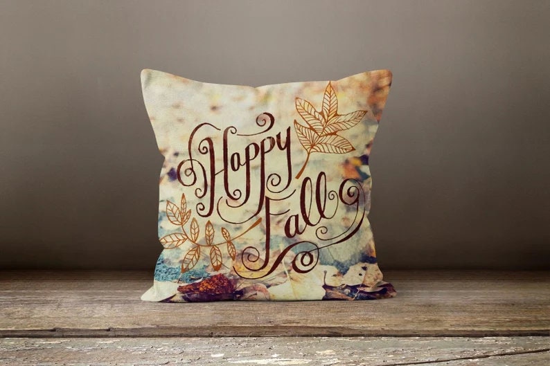 Fall Trend Dry Leaves Autum Cushion Cover