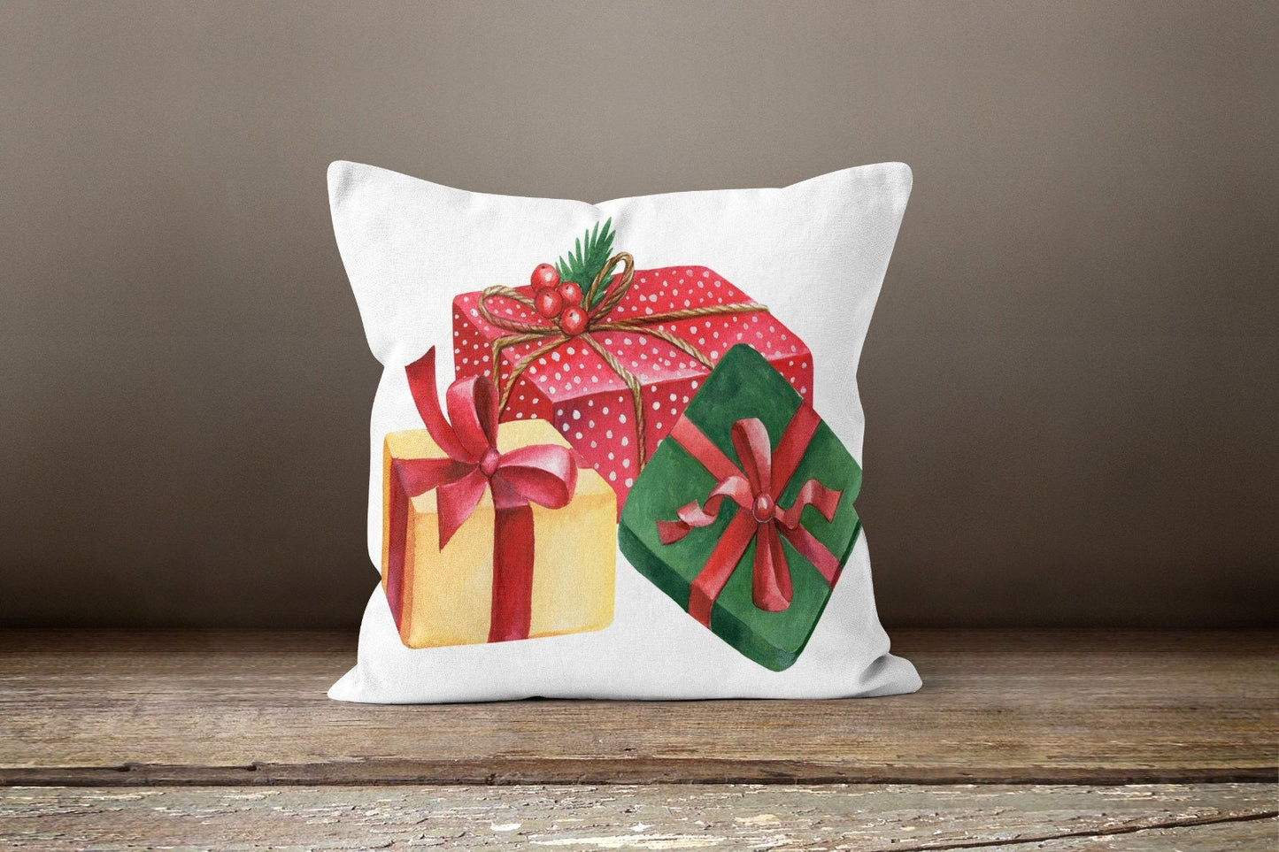 Christmas Snowflake Lantern Festive Holiday Cushion Cover