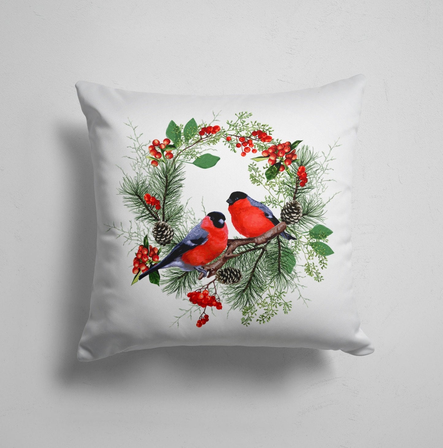 Christmas Snowman Xmas Tree Happy New Year Cushion Cover