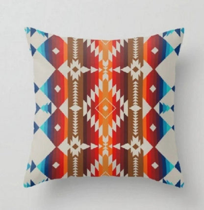 Ethnic Turkish Kilim Pattern Cushion Cover