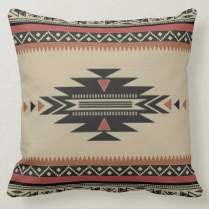 Southwestern Farmhouse Ethnic Kilim Print Cushion Cover