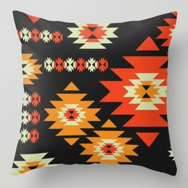 Ethnic Turkish Kilim Pattern Cushion Cover