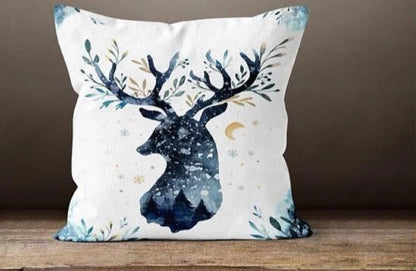 Christmas Reindeer and Stag Cushion Covers