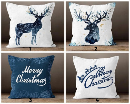 Christmas Reindeer and Stag Cushion Covers