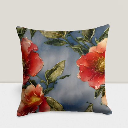 Farmhouse Flower Blossom Tapestry Floral Cushion Cover