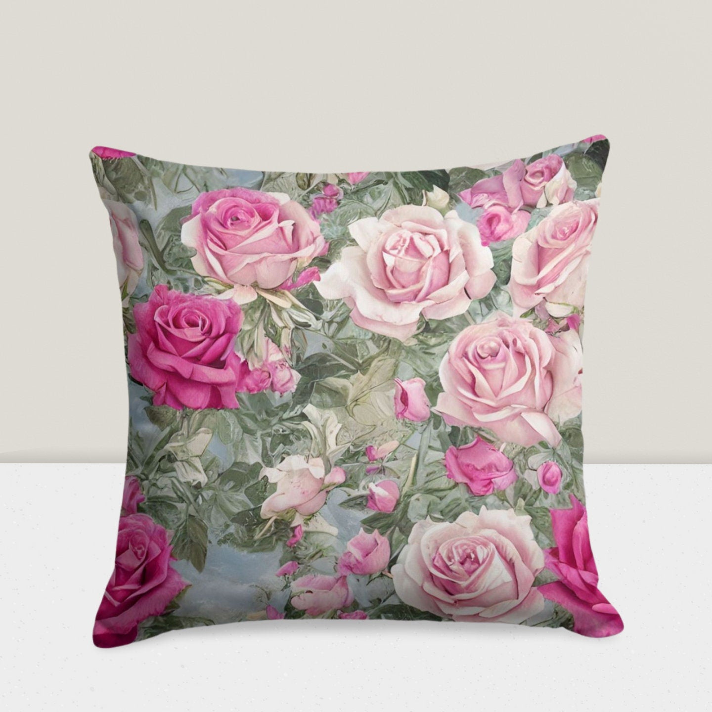 Farmhouse Flower Blossom Tapestry Floral Cushion Cover