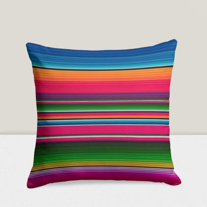 Colorful Stripe Boho Cushion Cover